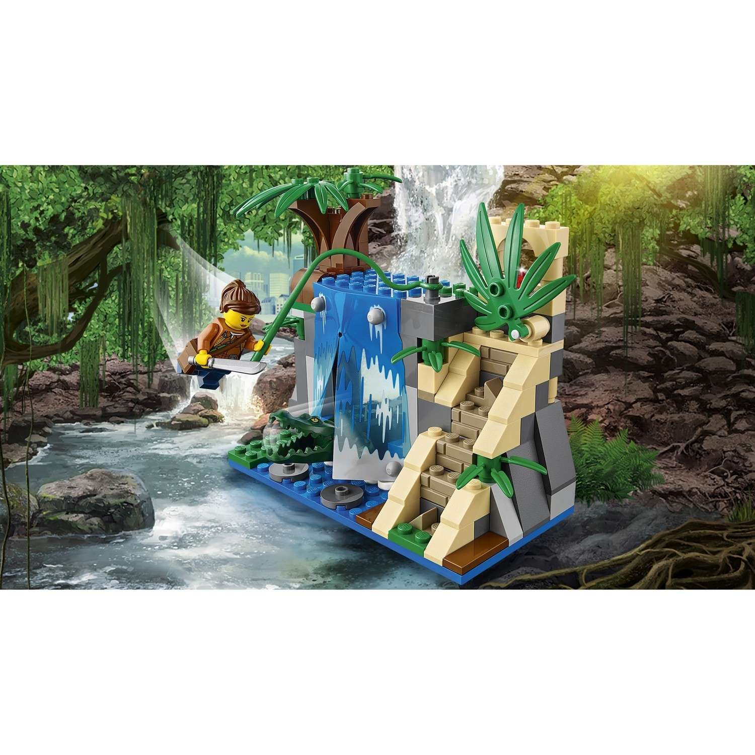 Конструктор LEGO City Jungle Explorers Передвижная лаборатория в джунглях (60160) - фото 7