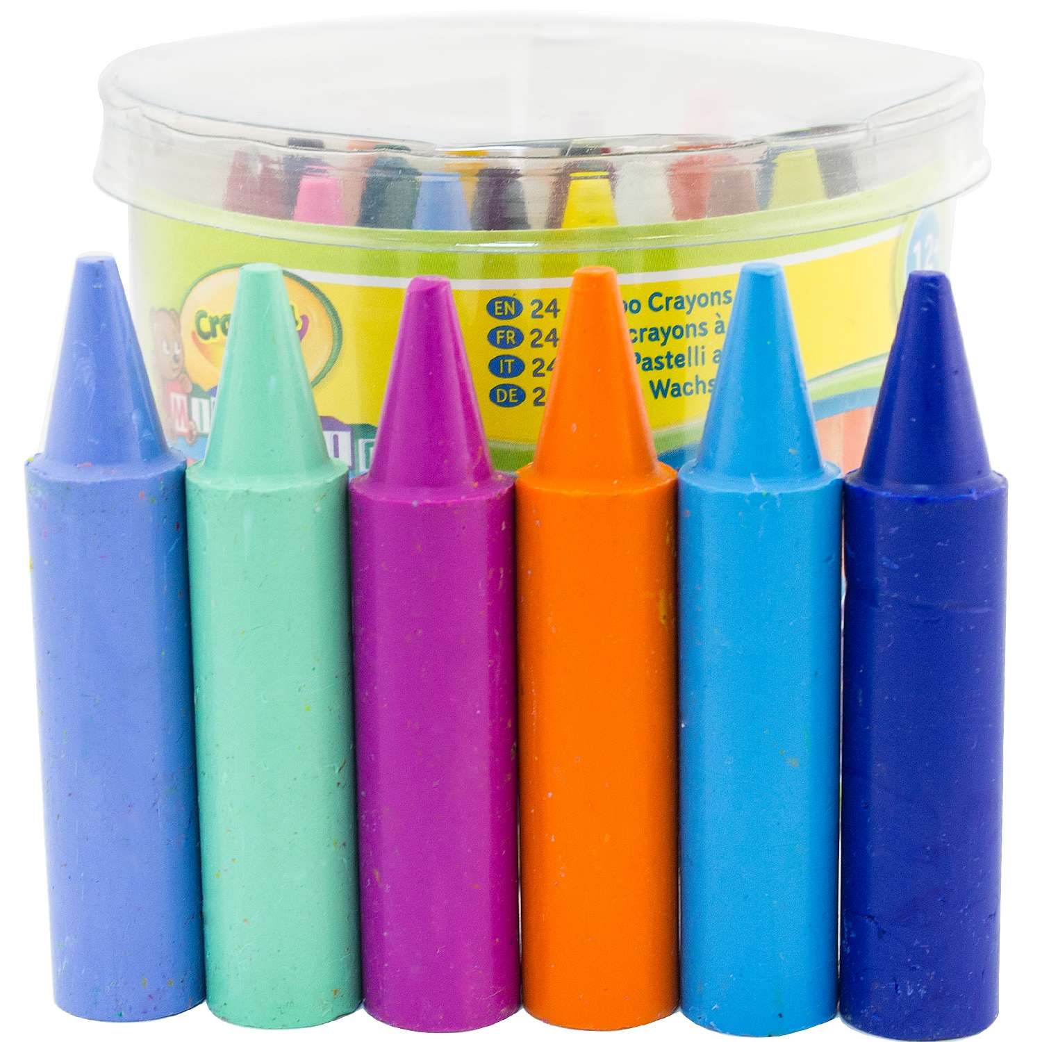 мелки Crayola восковые 24 шт - фото 4