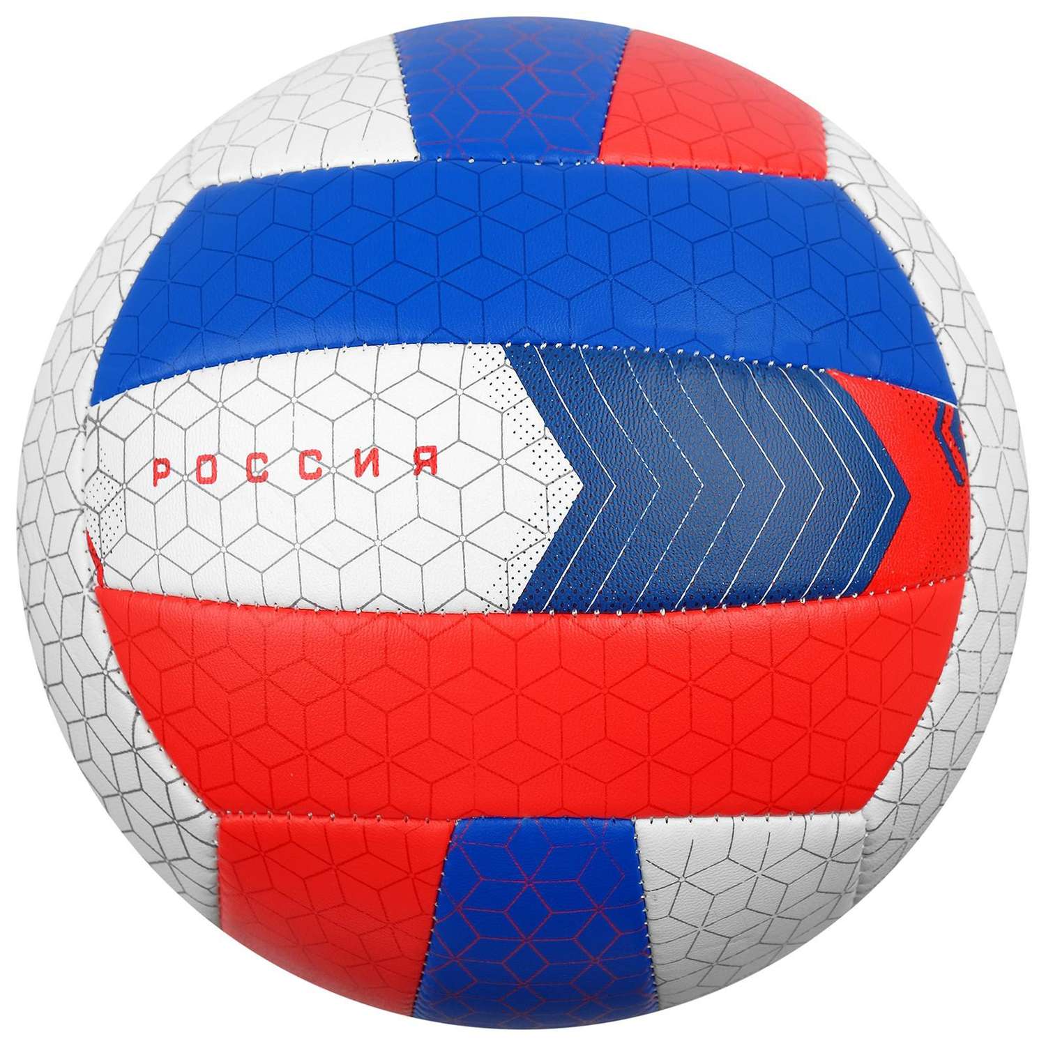 Мяч MINSA волейбольный «РОССИЯ». ПВХ. машинная сшивка. 18 панелей. размер 5. 250 г - фото 2