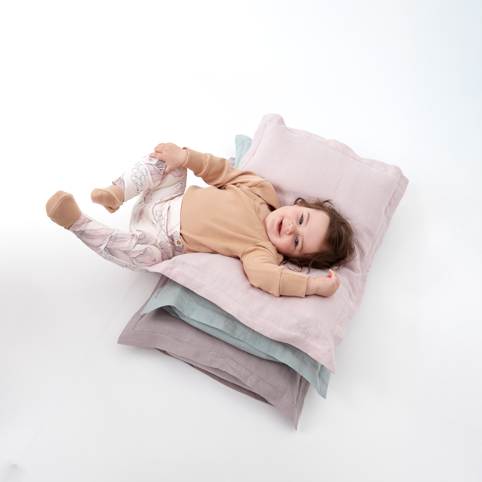 Боди 3 шт HAPPY BABY 90112_beige_pink_milky - фото 10