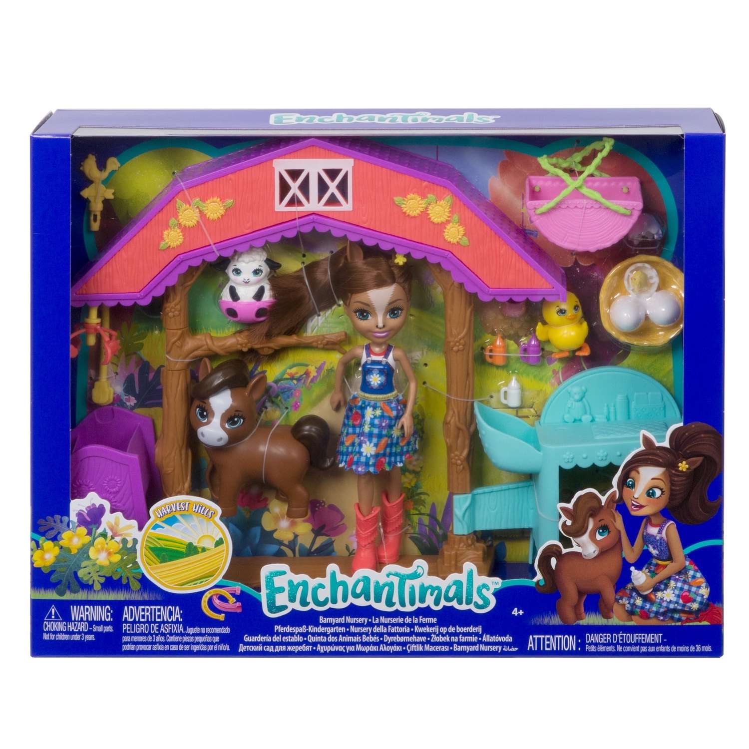 Набор игровой Enchantimals Звериная ферма с куклой, питомцами и аксессуарами GJX23 GJX23 - фото 2