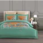 Постельное белье Arya Home Collection Diamond сатин 2 Спальное 200x220 Soul