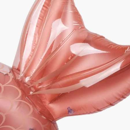 Круг для плавания China Dans Хвост русалки 110 см розовый