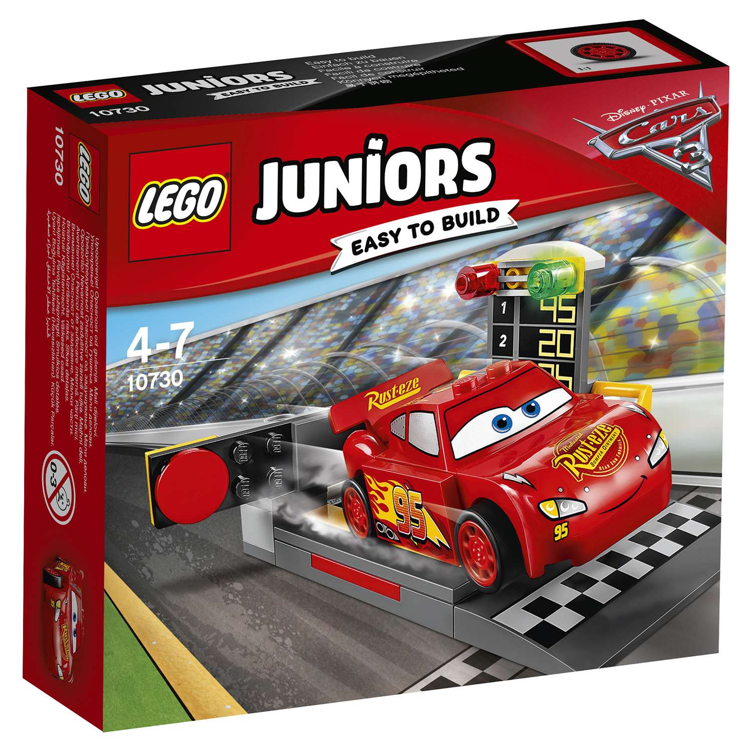 Конструктор LEGO Juniors Устройство для запуска Молнии МакКуина (10730) - фото 2