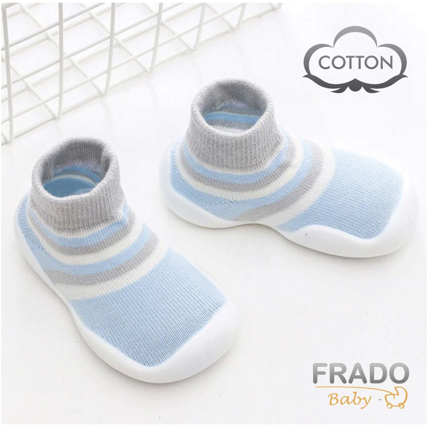 Тапочки FRADO ClassicBlueStripe - фото 4