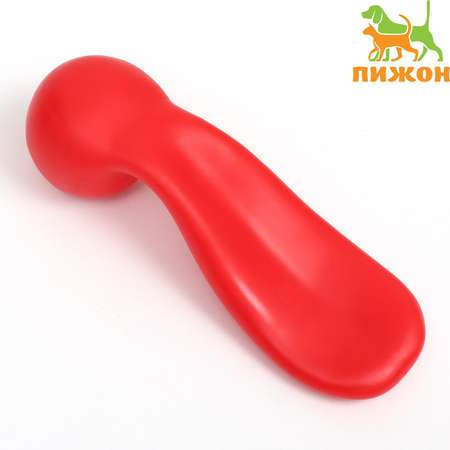 Игрушка Пижон пищащая «Язык» для собак 18.5 см красная