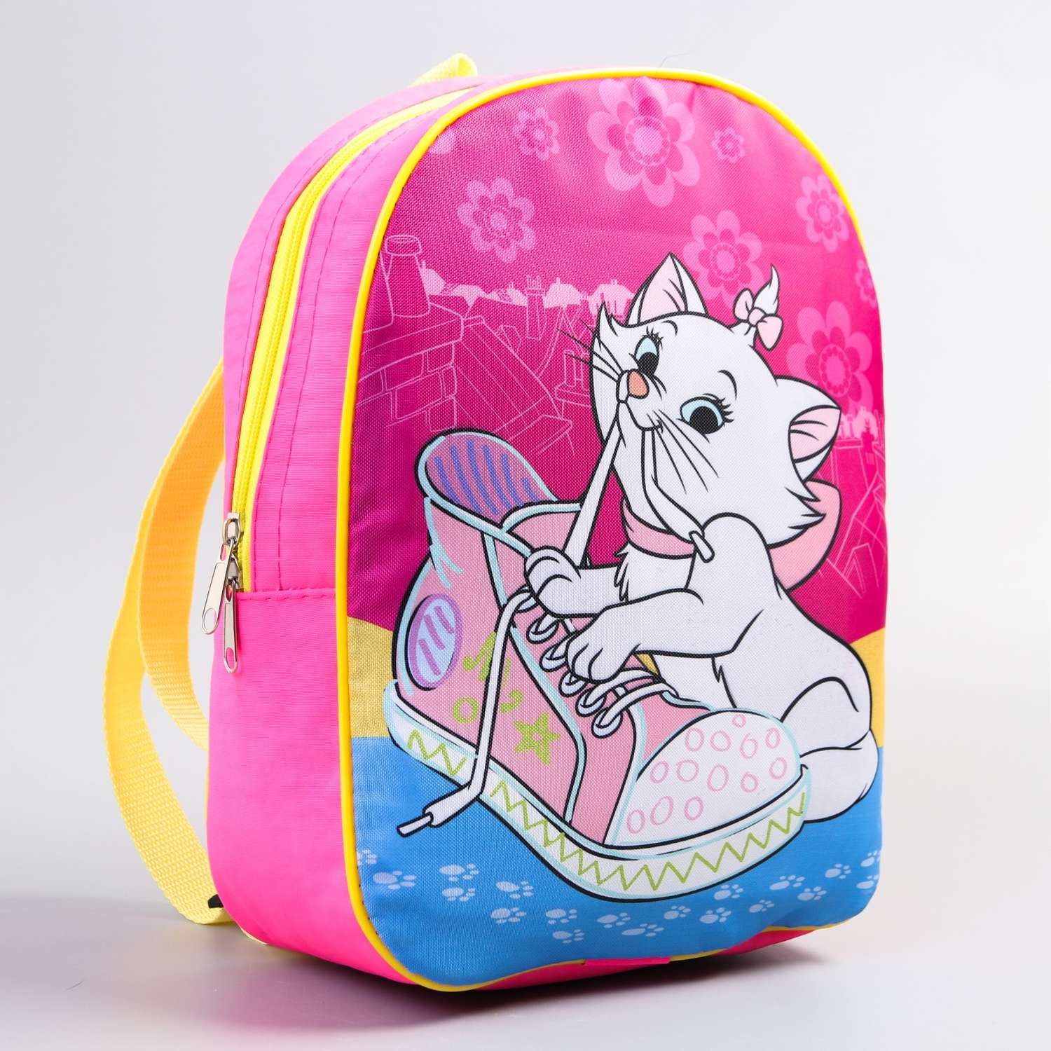 Рюкзак Disney Кошечка Мари на молнии розовый - фото 1
