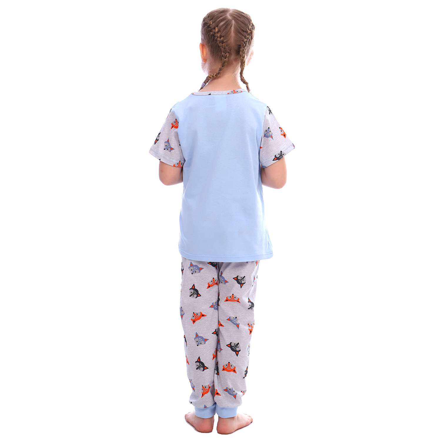 Пижама Детская Одежда 0409КПрД2/голубой - фото 8