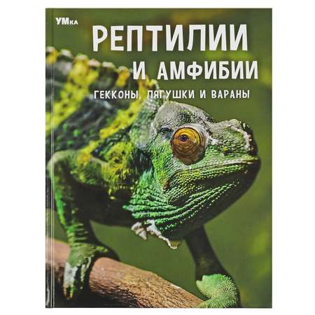 Энциклопедия УМка Рептилии и амфибии. Гекконы лягушки и вараны