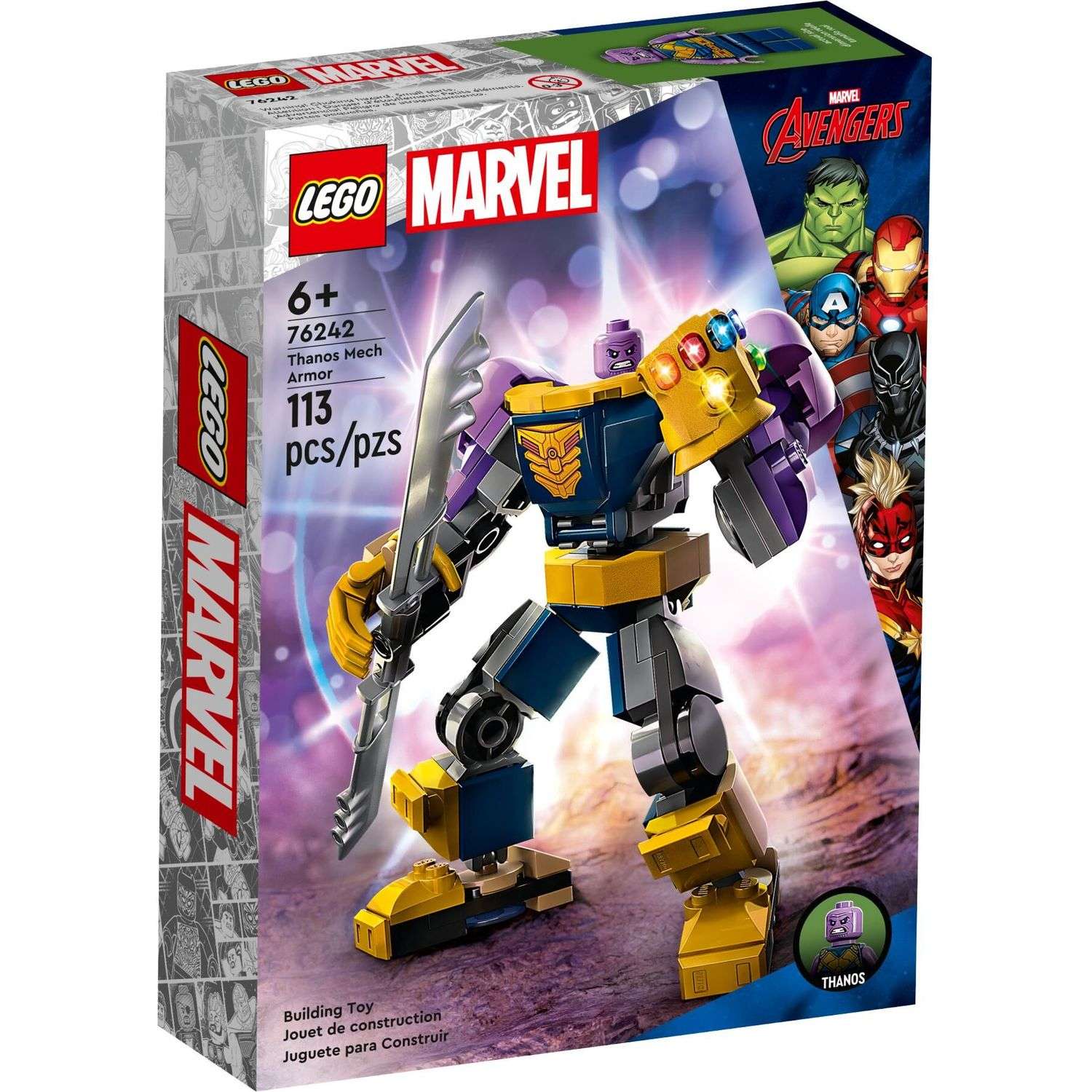 Конструктор LEGO Меховая броня Таноса 76242 - фото 1