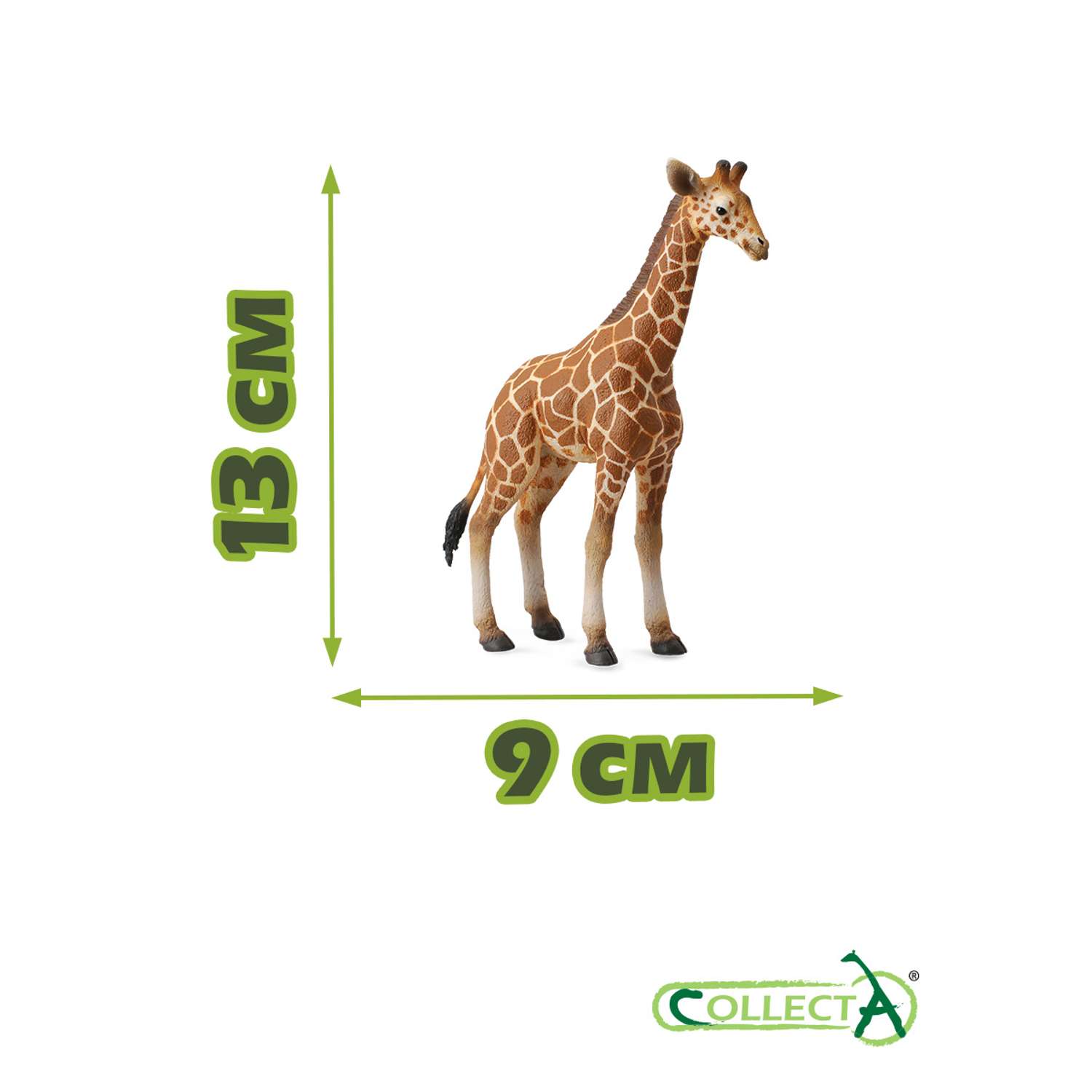Фигурка животного Collecta Жеребенок Сетчатого Жирафа - фото 2