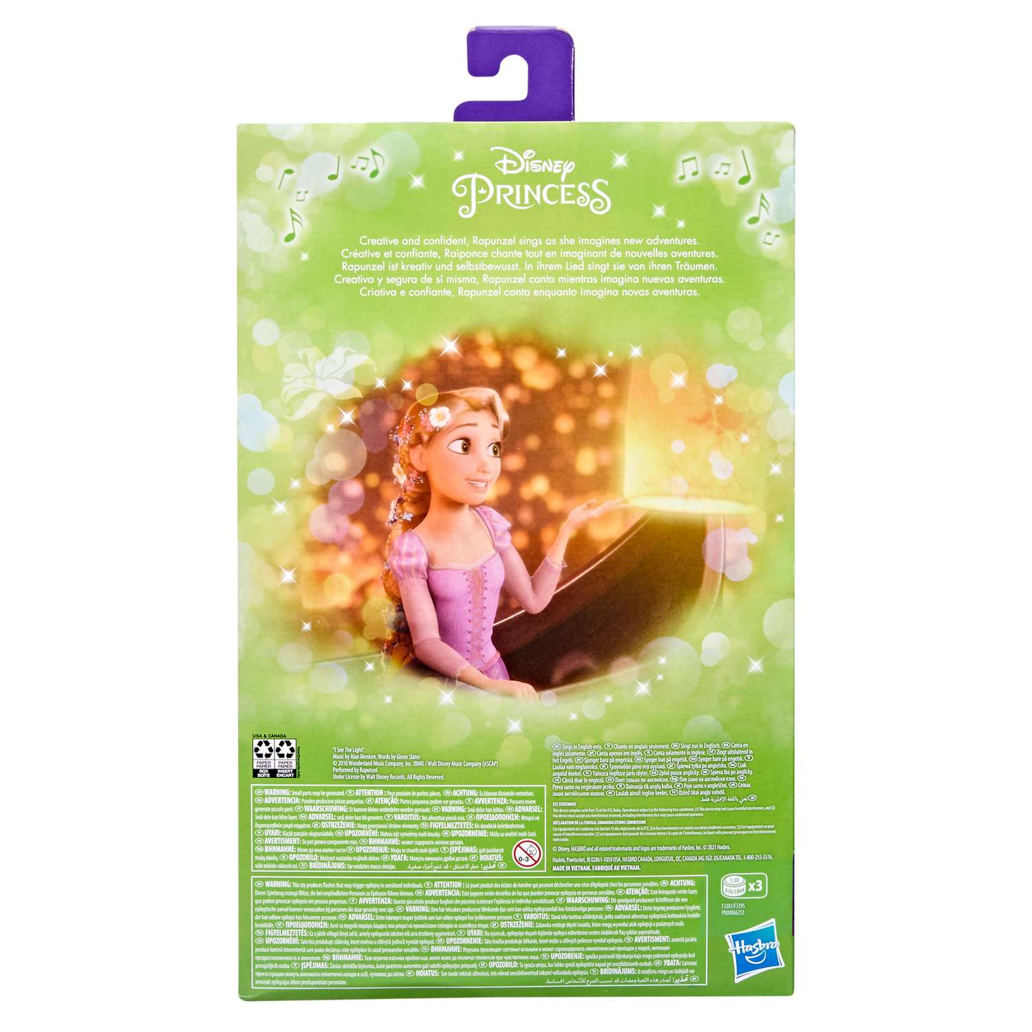 Кукла Disney Princess Hasbro Рапунцель поющая F3395XE0 F3395XE0 - фото 3