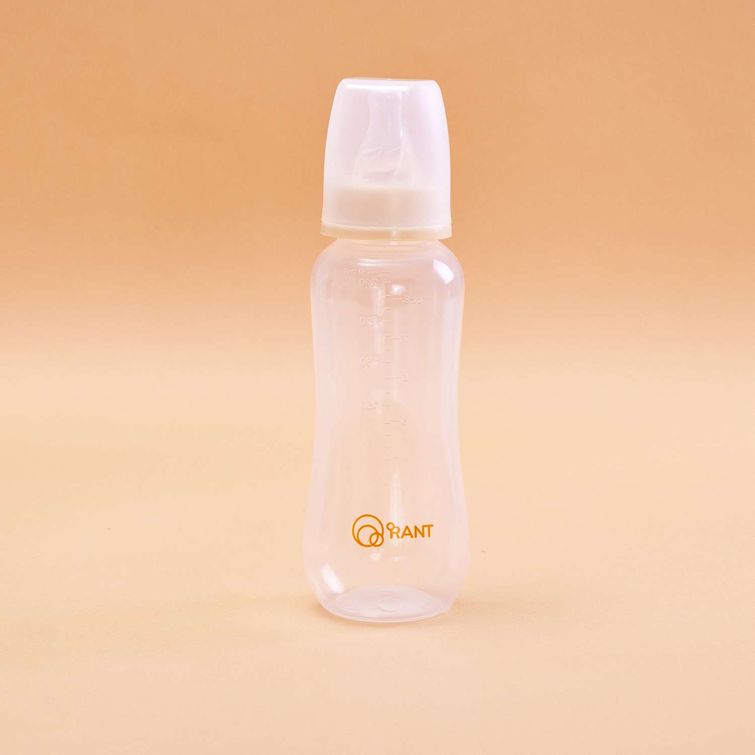Бутылочка Rant антиколиковая для кормления с силиконовой соской 250 мл. 0+ арт. 1001 beige - фото 2