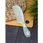 Расческа iLikeGift Romantic bunny green