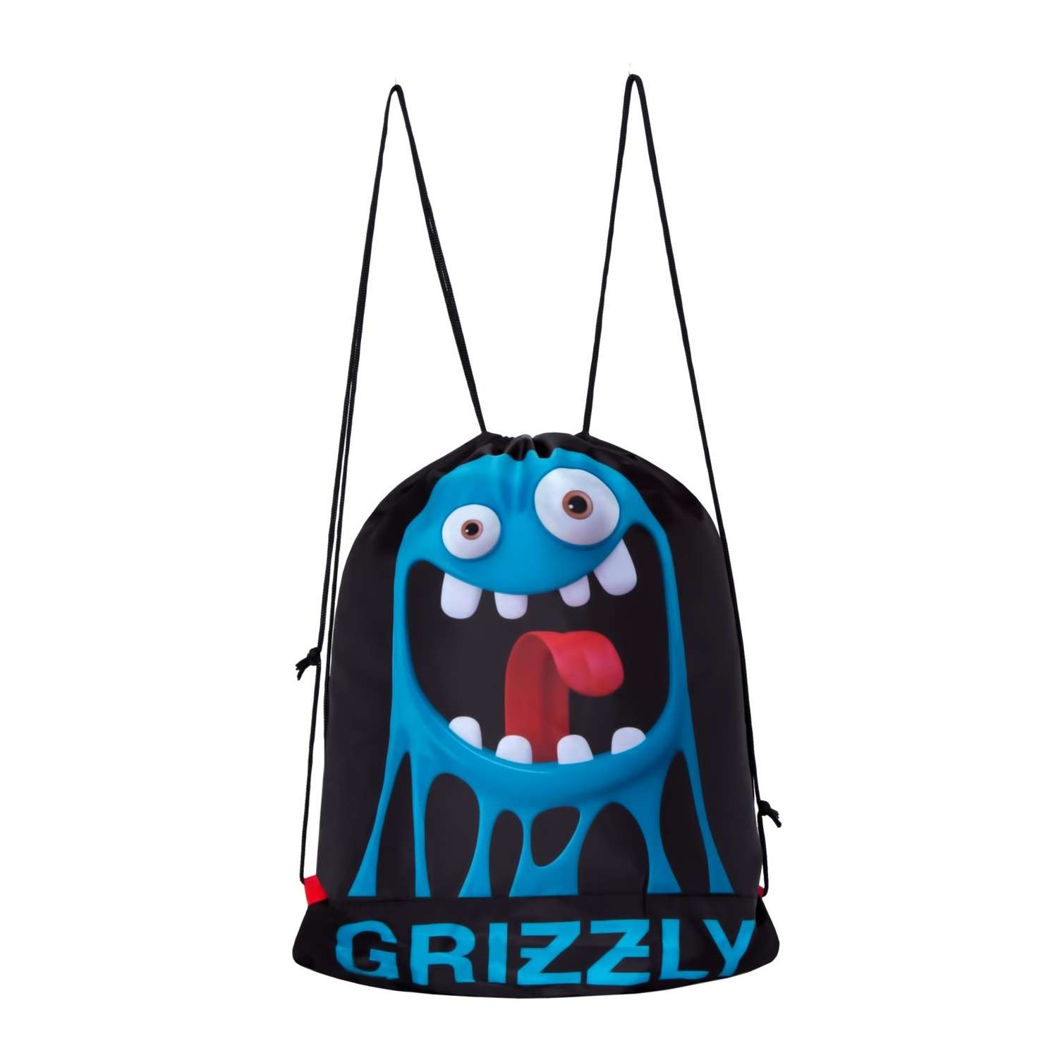 Мешок школьный Grizzly Монстры Черный-Голубой OM-94-2/1 - фото 1