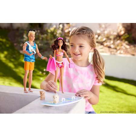 Кукла Barbie и аксессуары для серфинга HPL69