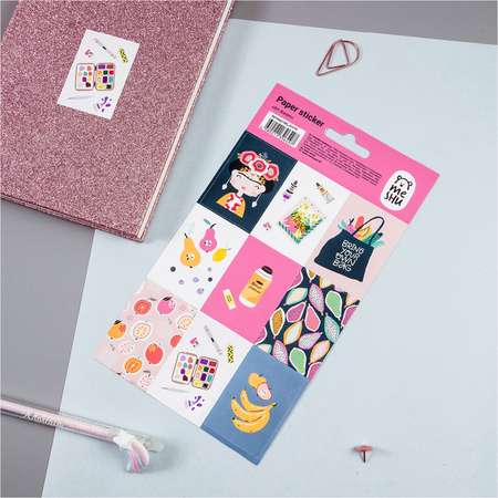 Наклейки бумажные Meshu Art dream 12*21см 9шт европодвес