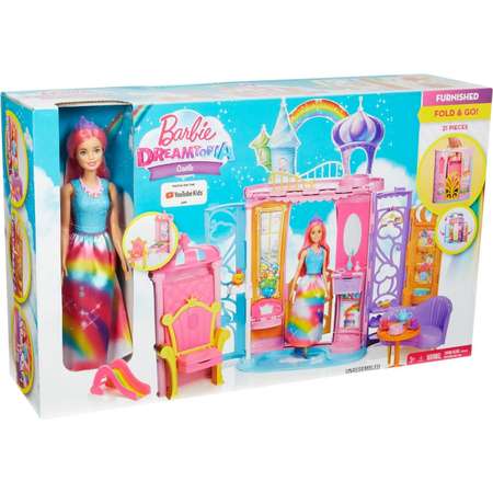 Дом Barbie Переносной радужный дворец FRB15