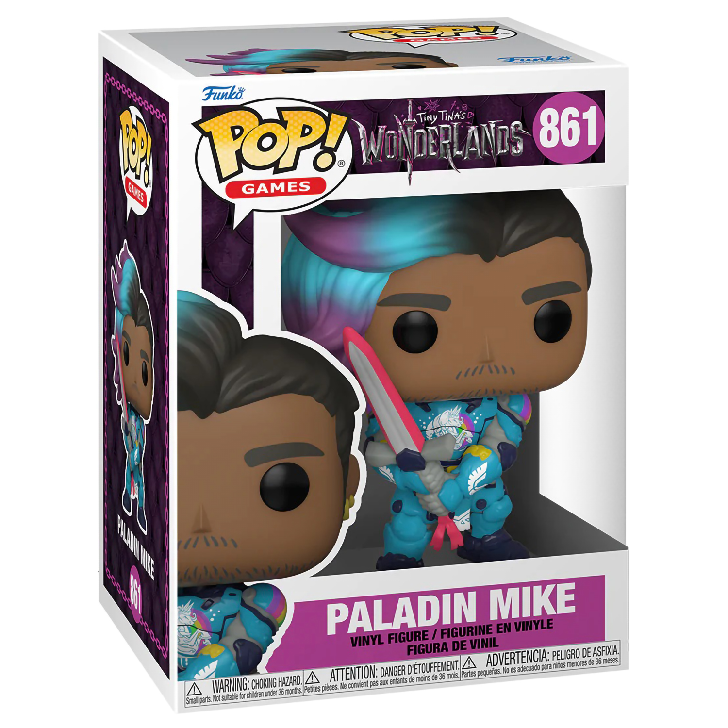 Фигурка Funko POP! Games Tiny Tina’s Wonderland Paladin Mike (861) 59334 - фото 2