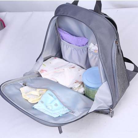 Рюкзак для мамы Baby Street Suzanna Grey melange