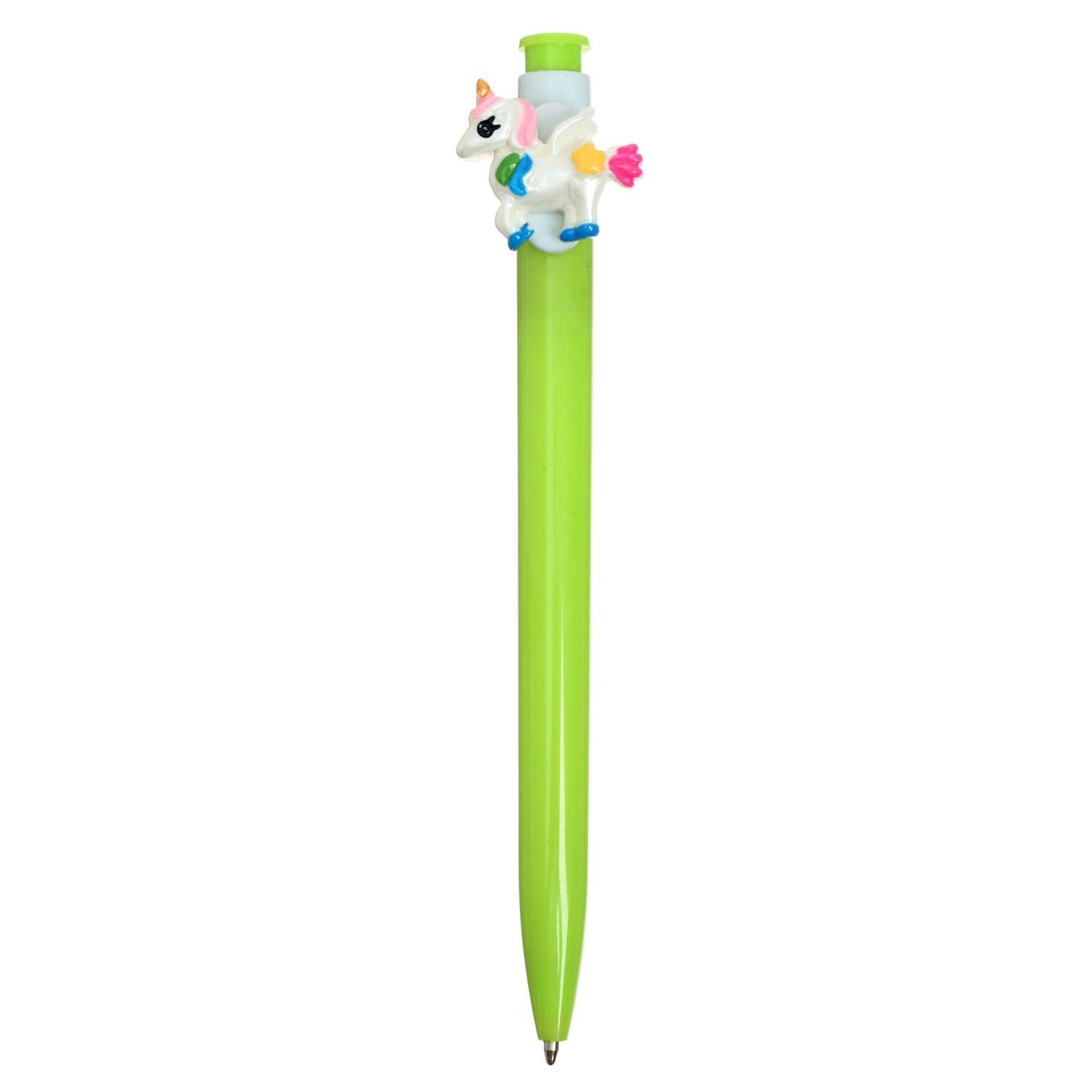 Ручка Sima-Land «Единорог» корпус зелёный - фото 1