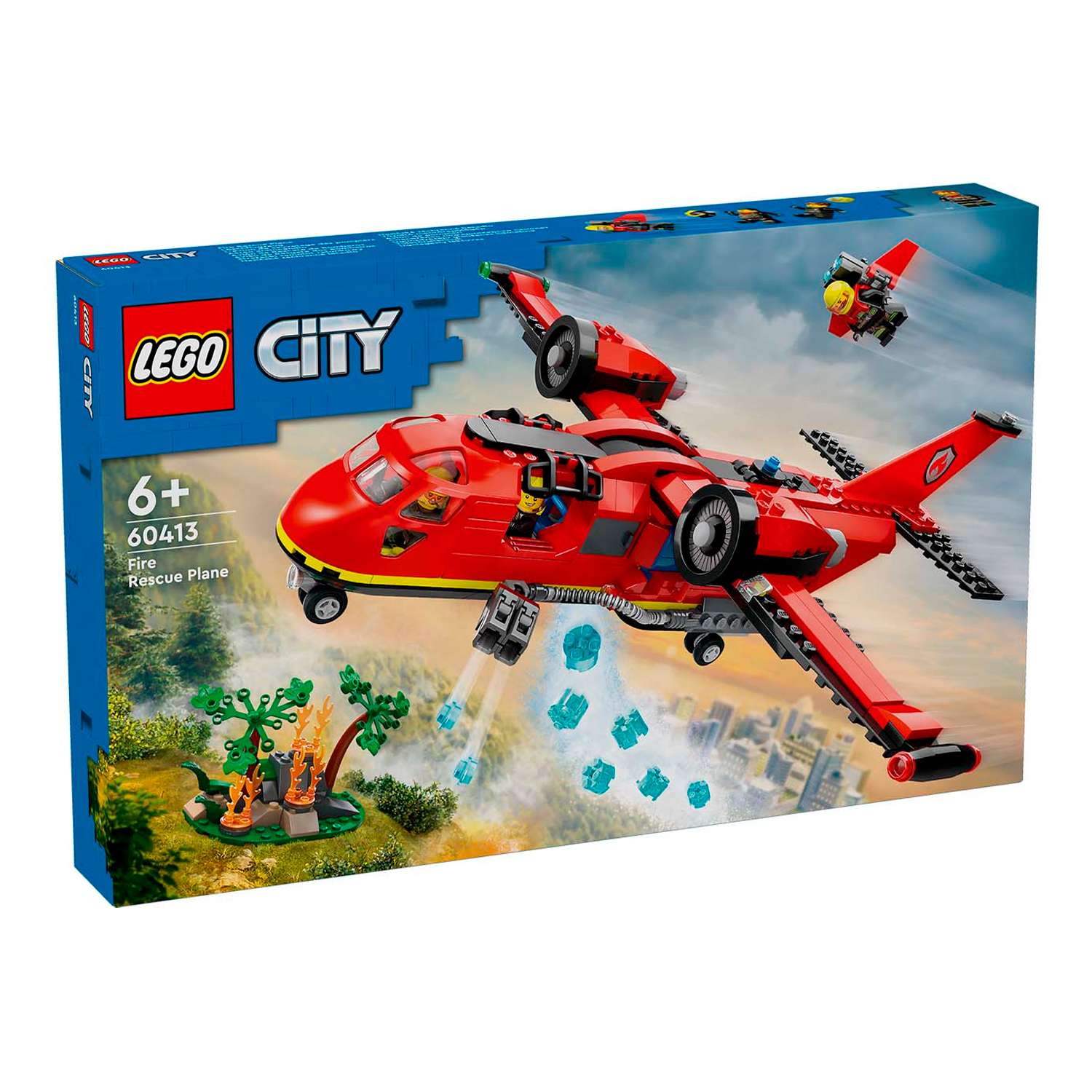 Конструктор детский LEGO City Пожарно-спасательный самолет 60413 - фото 13