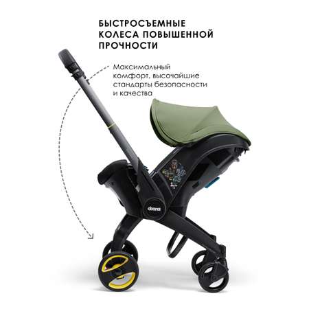 Автокресло Doona Desert Green Isofix 0 (0 -13 кг)