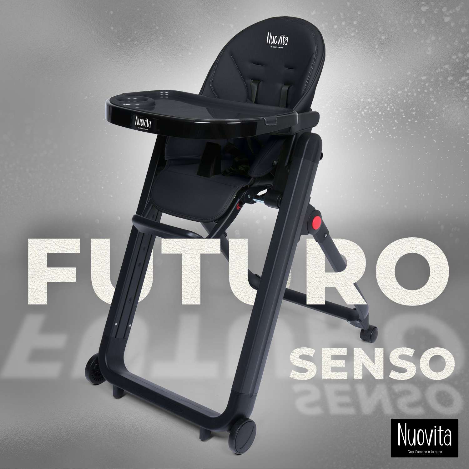 Стульчик для кормления Nuovita Futuro Senso Nero Черный - фото 2