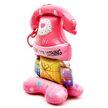 Шар Страна карнавалия фольгированный 45» «Розовый телефон»