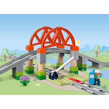 Конструктор LEGO Железнодорожный мост и пути 10425