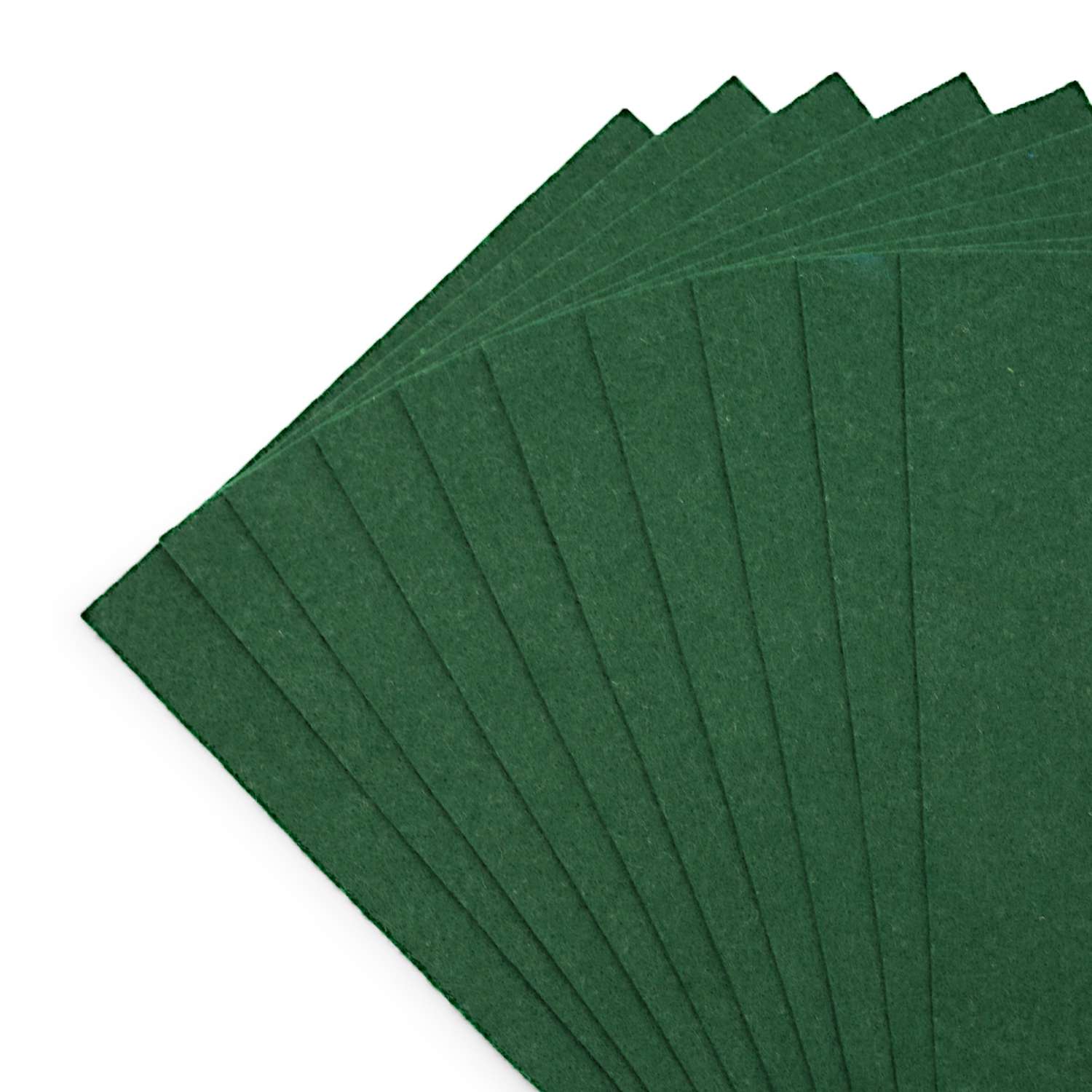 Фетр Astra Craft Листовой мягкий 20 на 30см в упаковке 10 шт цвет зеленый - фото 1