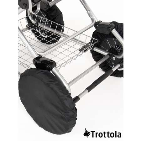 Чехлы на колеса Trottola черные 12 дюймов 32 см 4 шт на детскую коляску