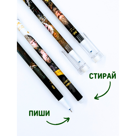 Ручки пиши стирай CANBI гелевые со стираемыми чернилами Вуконг