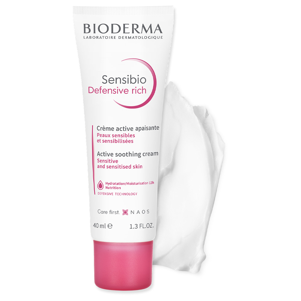 Крем Bioderma Sensibio Дефенсив для увлажнения и питания кожи лица 40 мл - фото 3