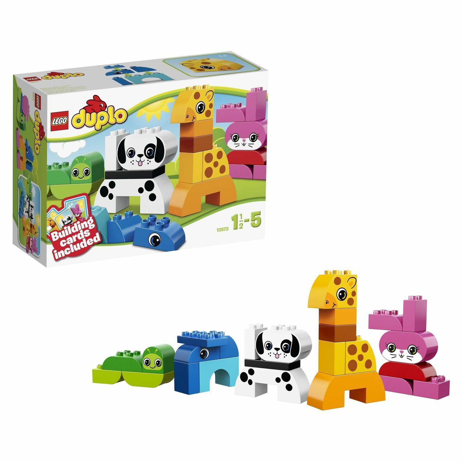 Конструктор LEGO DUPLO My First Весёлые зверюшки (10573) купить по цене 709  ₽ в интернет-магазине Детский мир