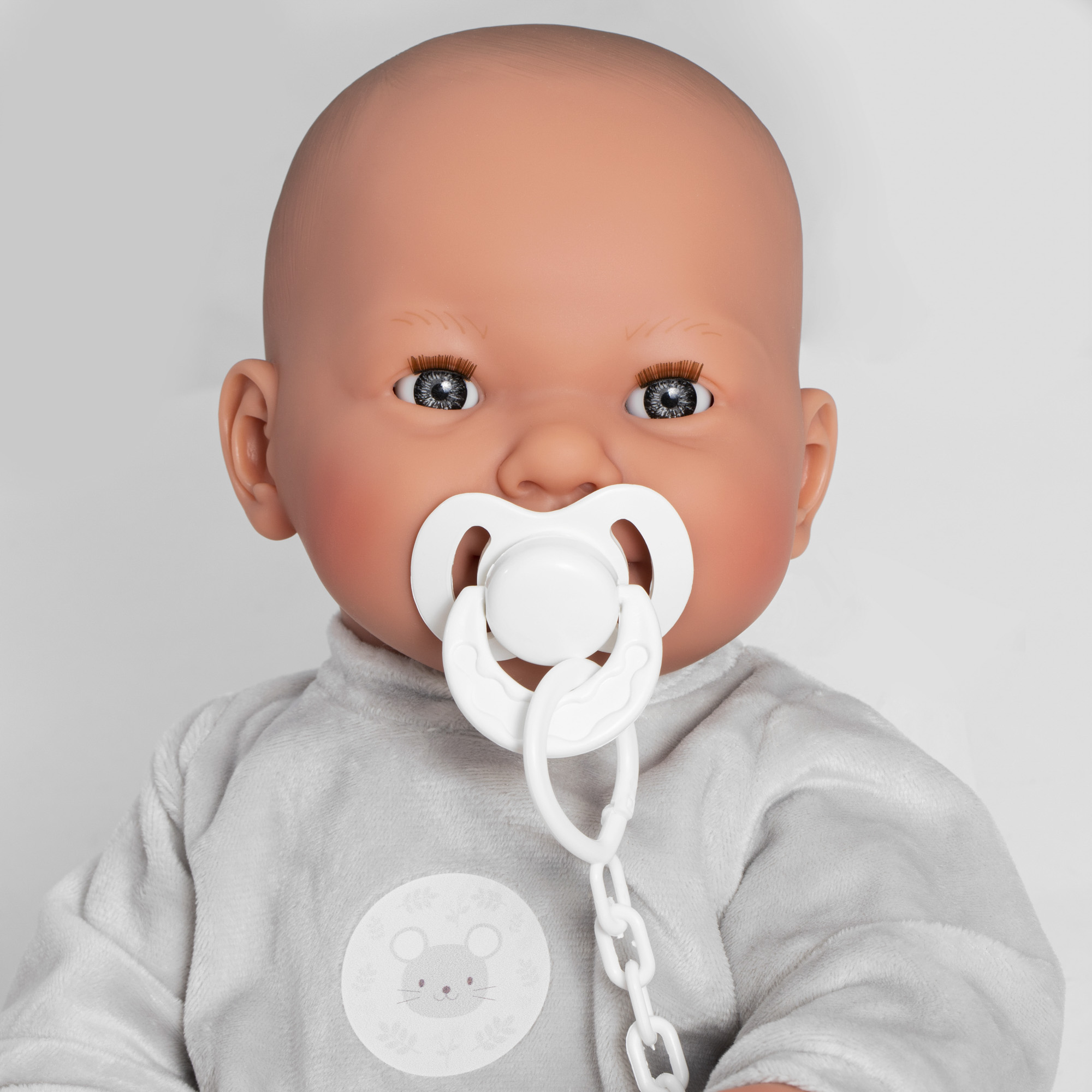 Кукла-пупс Antonio Juan Реборн интерактивная Мия Мария мышонок 42 см 50392 - фото 12