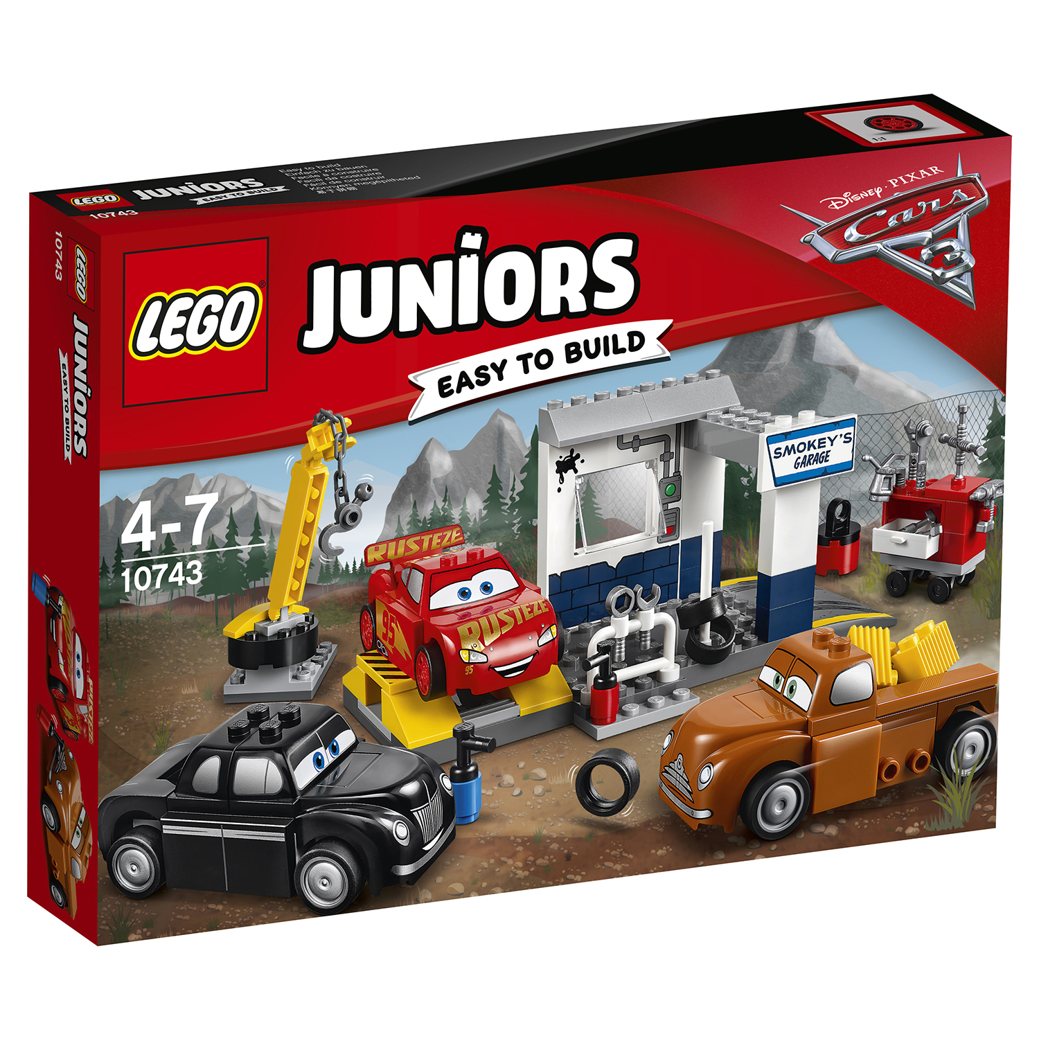 Конструктор LEGO Juniors Гараж Смоуки (10743) купить по цене 1799 ₽ в  интернет-магазине Детский мир