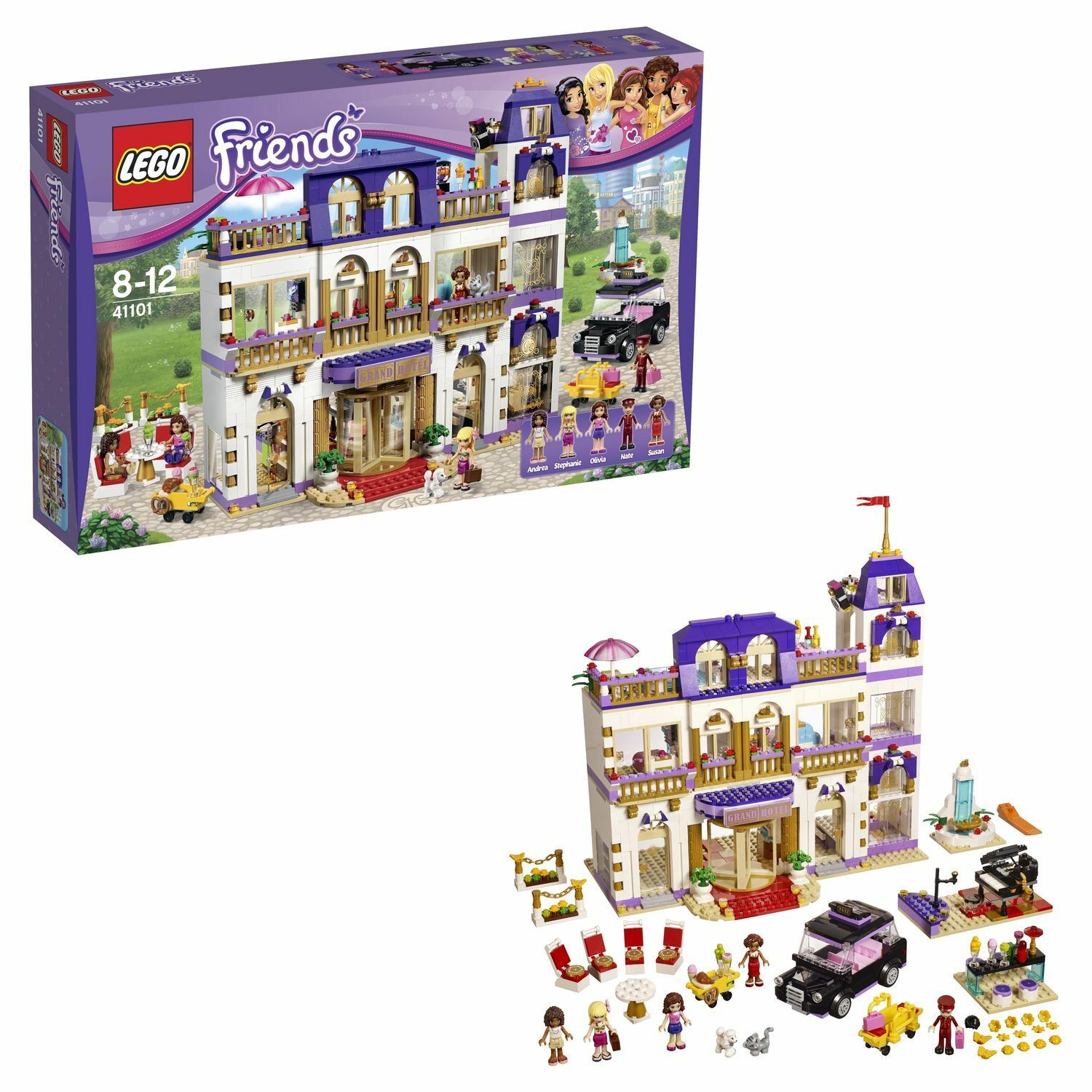 Конструктор LEGO Friends Гранд-отель (41101) купить по цене 9999 ₽ в  интернет-магазине Детский мир