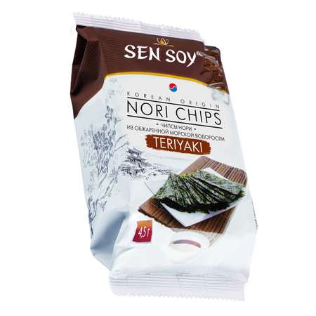 Чипсы Sen Soy Teriyaki морские водоросли 4.5гр 00000040628