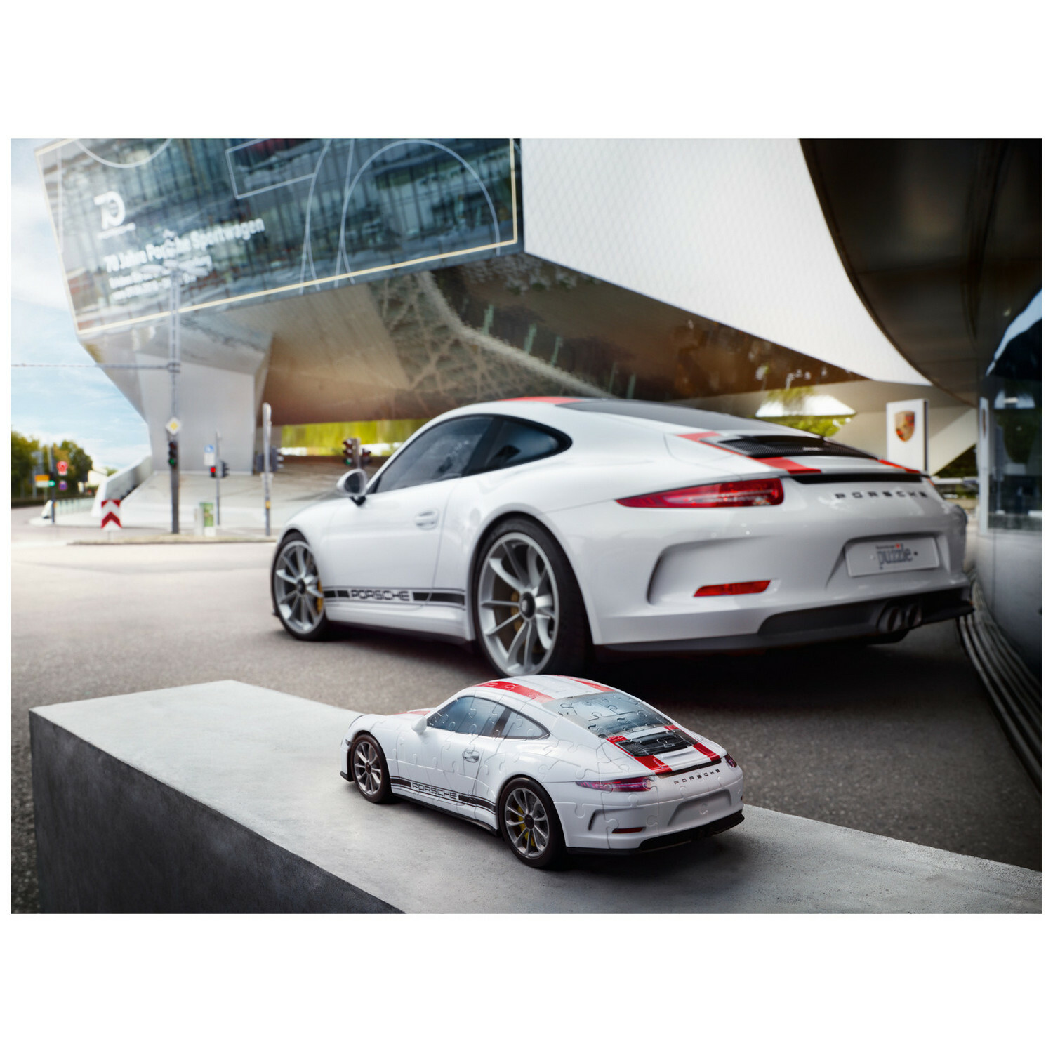 Пазл 3D Ravensburger Porsche 911R 108элементов 12528 - фото 6