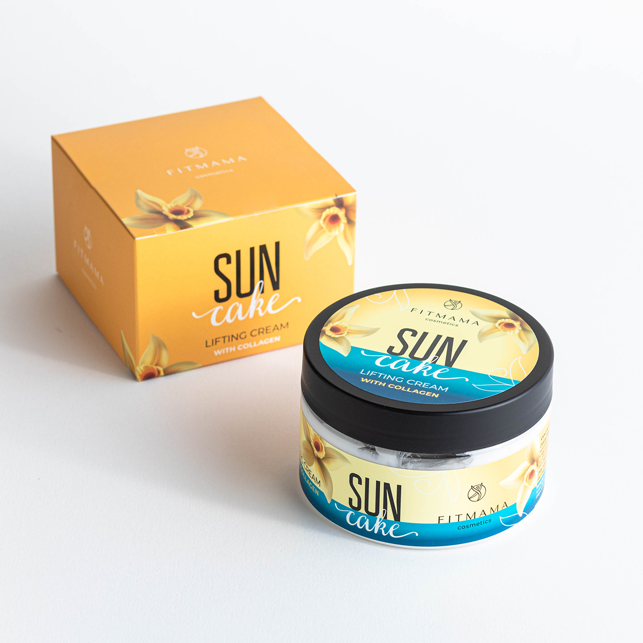 Средство от растяжек FITMAMA COSMETICS SUN CAKE лифтинг-крем с коллагеном - фото 3