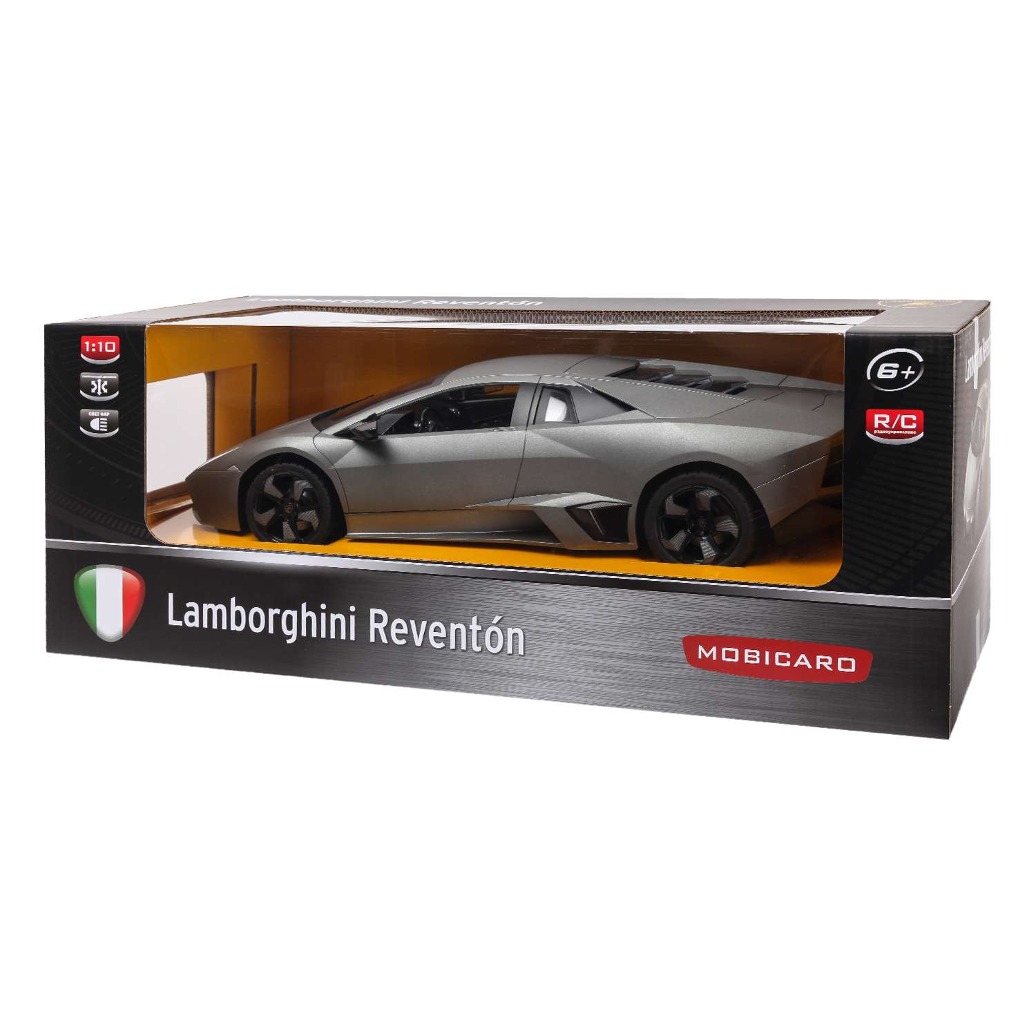 Машинка Mobicaro РУ 1:10 Lamborghini Reventon Серая YS033873-O - фото 2