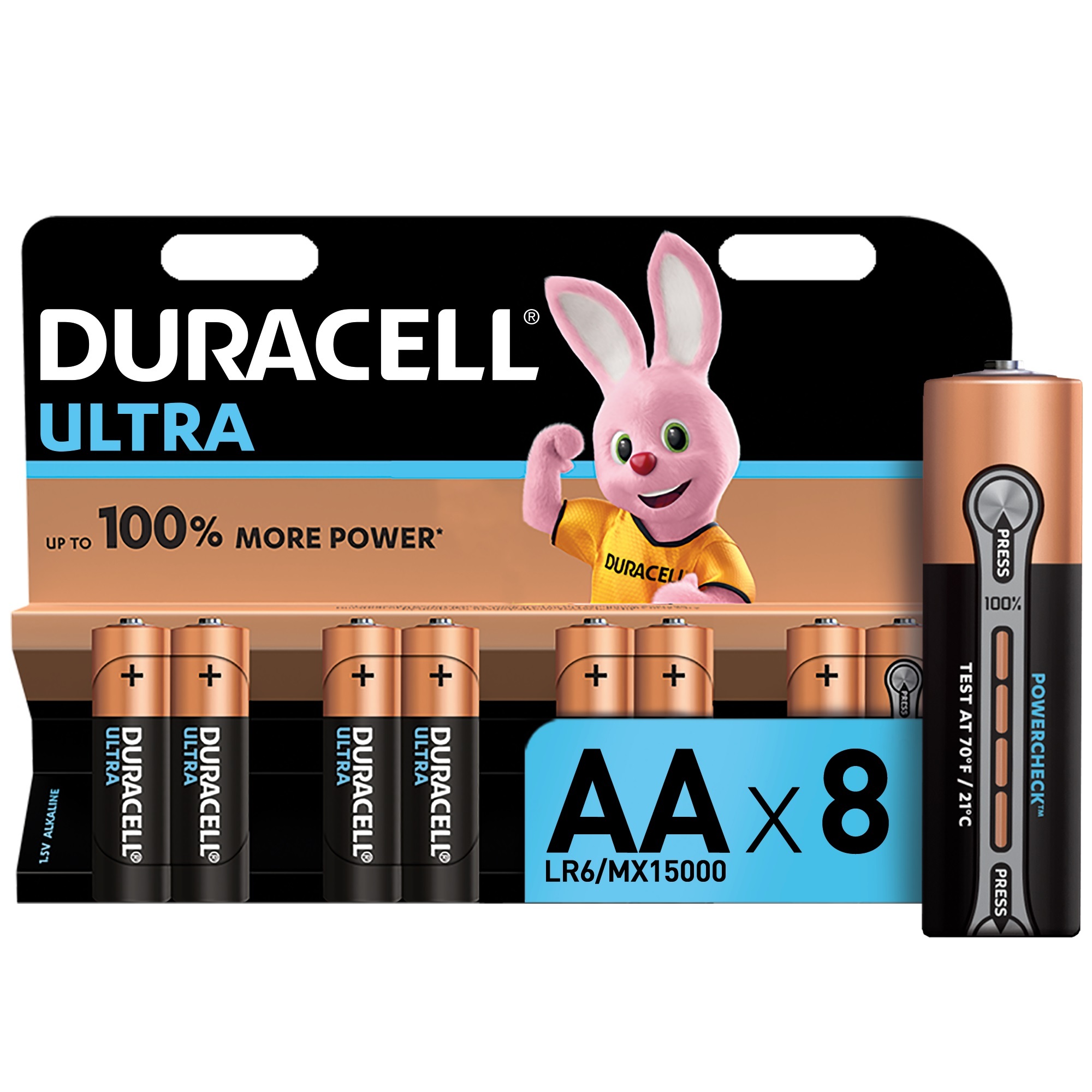 Батарейки Duracell Ultra AA/LR6 8шт - фото 1