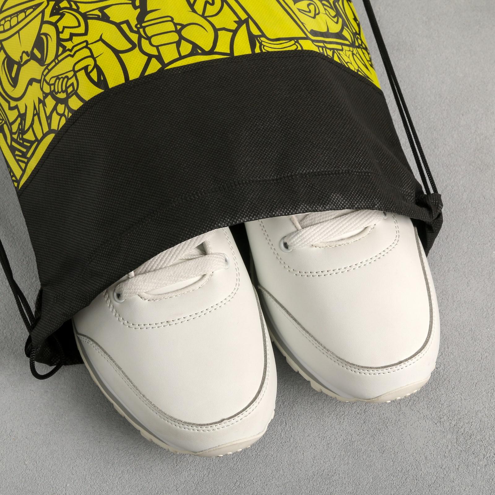 Сумка для обуви ArtFox «Паттерн мультяшки». 41х30х0.5 см - фото 7