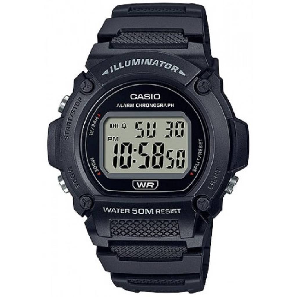 Наручные часы Casio W-219H-1A - фото 1