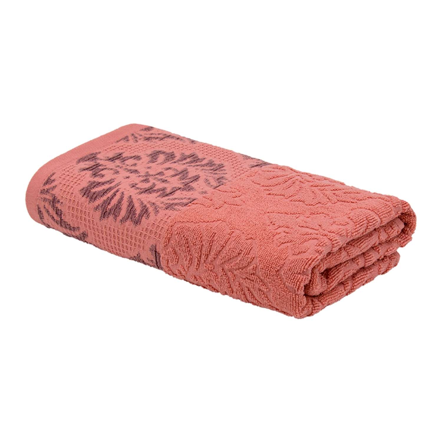 Махровое полотенце Bravo Верона L 70х130 см розовое - фото 1