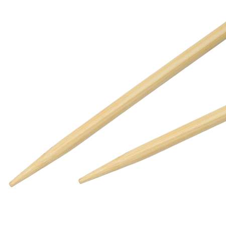 Спицы круговые Hobby Pro бамбуковые с гибкой леской для деликатной пряжи 100 см 3.5 мм 942135