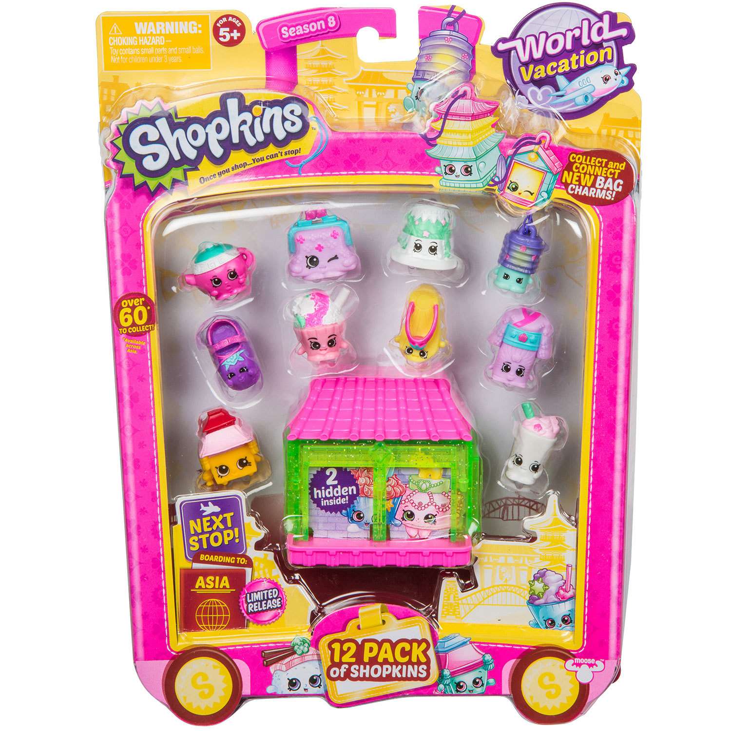 Набор фигурок Shopkins 12шт Азия в непрозрачной упаковке (Сюрприз) - фото 3