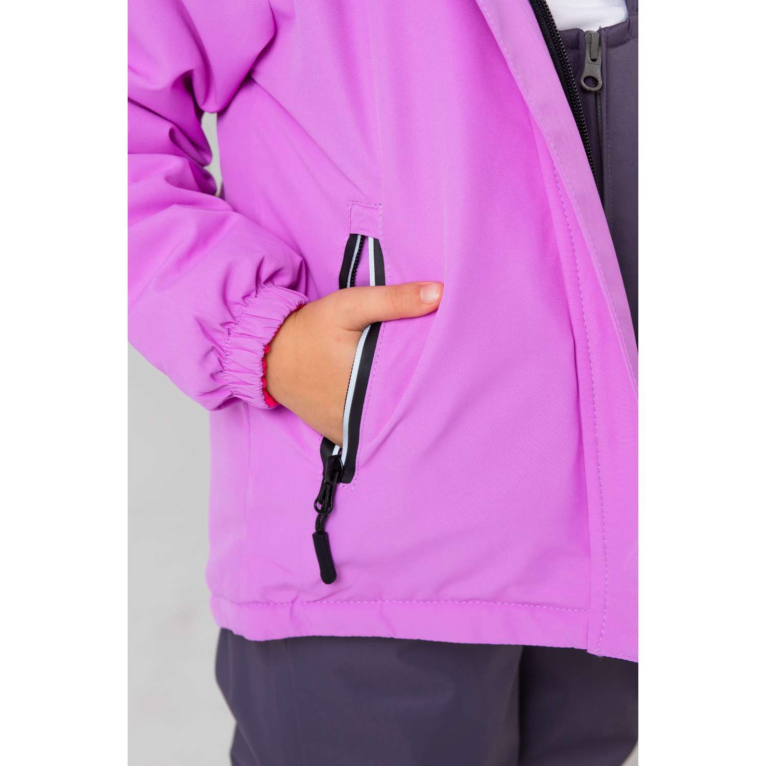 Куртка и полукомбинезон RuStyle Комплект яркий фиолет - фото 3