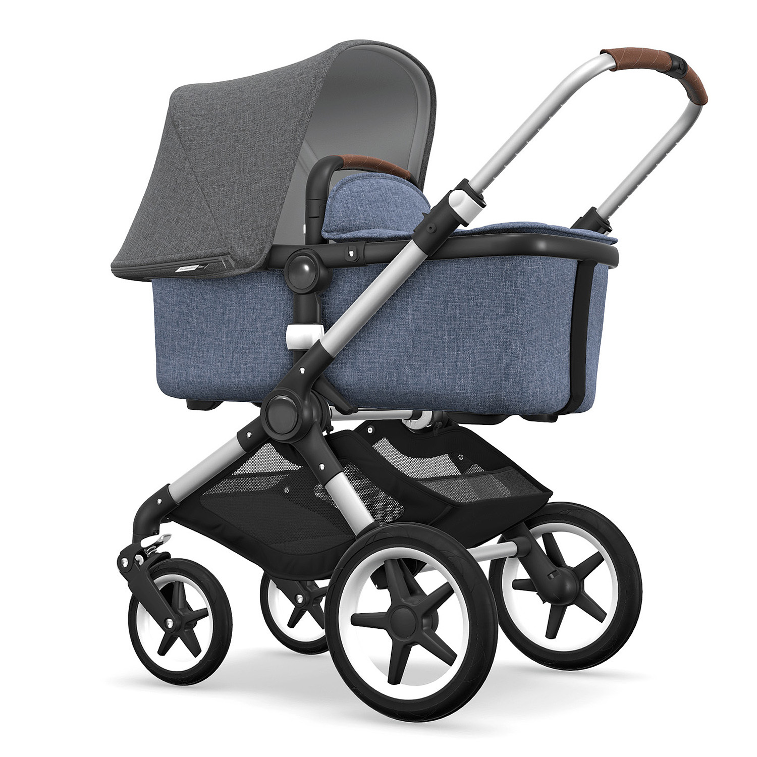 Капюшон для коляски Bugaboo Fox сменный Grey Melange 230411GM01 230411GM01 - фото 2